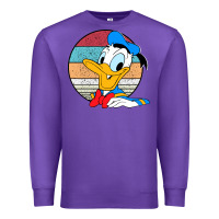 Purple Donald duck funny Premium Sweatshirt - InspiraDesign
