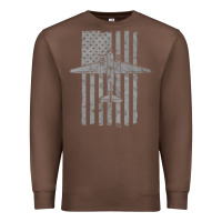 Chestnut C-47 Skytrain Wwii Transport Airplane Vintage Flag Premium Sweatshirt - InspiraDesign