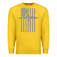 Lemon C-47 Skytrain Wwii Transport Airplane Vintage Flag Premium Sweatshirt - InspiraDesign