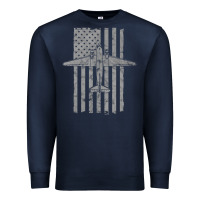 Navy C-47 Skytrain Wwii Transport Airplane Vintage Flag Premium Sweatshirt - InspiraDesign