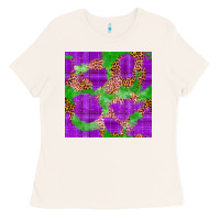 Bone Mardi Gras leopard Seamless Pattern Ladies Tee - FaDigitalArtStudio