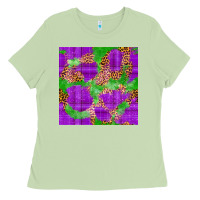 Matcha Mardi Gras leopard Seamless Pattern Ladies Tee - FaDigitalArtStudio