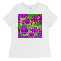 Mardi Gras Leopard Seamless Pattern Ladies Tee | Teevron