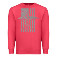 Cardinal C-47 Skytrain Wwii Transport Airplane Vintage Flag Premium Sweatshirt - InspiraDesign