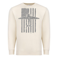 Sandshell C-47 Skytrain Wwii Transport Airplane Vintage Flag Premium Sweatshirt - InspiraDesign