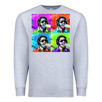 Heather Grey STEVIE WONDER! Premium Sweatshirt - InspiraDesign