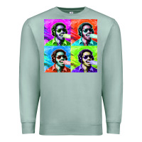 Seafoam STEVIE WONDER! Premium Sweatshirt - InspiraDesign