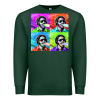 Sports Green STEVIE WONDER! Premium Sweatshirt - InspiraDesign