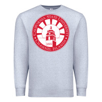 Heather Grey csu channel islands seal Premium Sweatshirt - InspiraDesign