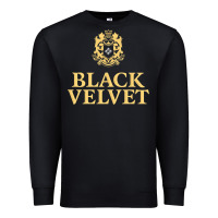 Black BLACK VELVET CANADIAN WHISKY Premium Sweatshirt - InspiraDesign