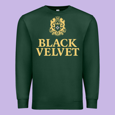 Black Velvet Canadian Whisky Premium Sweatshirt Designed By Inspiradesign