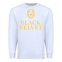White BLACK VELVET CANADIAN WHISKY Premium Sweatshirt - InspiraDesign