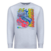 Heather Grey jeff gordon dupont vintage racing Premium Sweatshirt - InspiraDesign