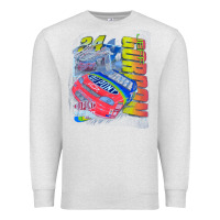 Oatmeal Heather jeff gordon dupont vintage racing Premium Sweatshirt - InspiraDesign