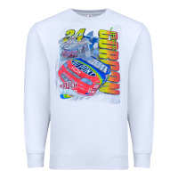 White jeff gordon dupont vintage racing Premium Sweatshirt - InspiraDesign