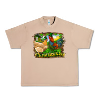 Burro It's St. Patrick's Day Rooster And Chicken Urban Heavy Tee - RanaPortraitStore