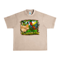French Oak It's St. Patrick's Day Rooster And Chicken Urban Heavy Tee - RanaPortraitStore