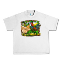 Lunar Rock It's St. Patrick's Day Rooster And Chicken Urban Heavy Tee - RanaPortraitStore