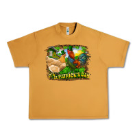 Peanut Butter It's St. Patrick's Day Rooster And Chicken Urban Heavy Tee - RanaPortraitStore