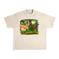 It's St. Patrick's Day Rooster And Chicken Urban Heavy Tee | Teevron