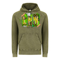 Vintage Olive St. Patricks Day Lpn Vintage Hoodie - CowhideDigitalArt
