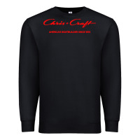 Black chris boat company Premium Sweatshirt - InspiraDesign