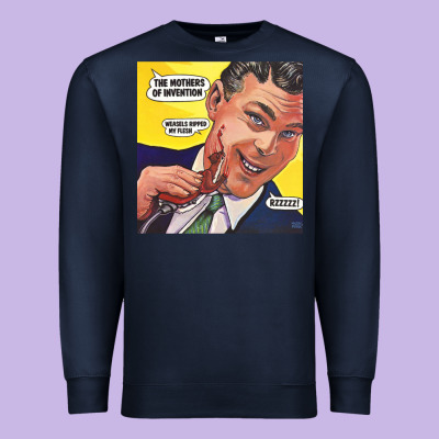 The Mothers Of Invention - Weasels Ripped My Flesh Premium Sweatshirt Designed By Inspiradesign