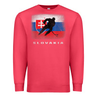 Cardinal Slovakia Ice Hockey Slovak Flag Premium Sweatshirt - InspiraDesign