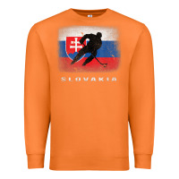 Carrot Slovakia Ice Hockey Slovak Flag Premium Sweatshirt - InspiraDesign