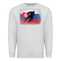 Dove Grey Slovakia Ice Hockey Slovak Flag Premium Sweatshirt - InspiraDesign