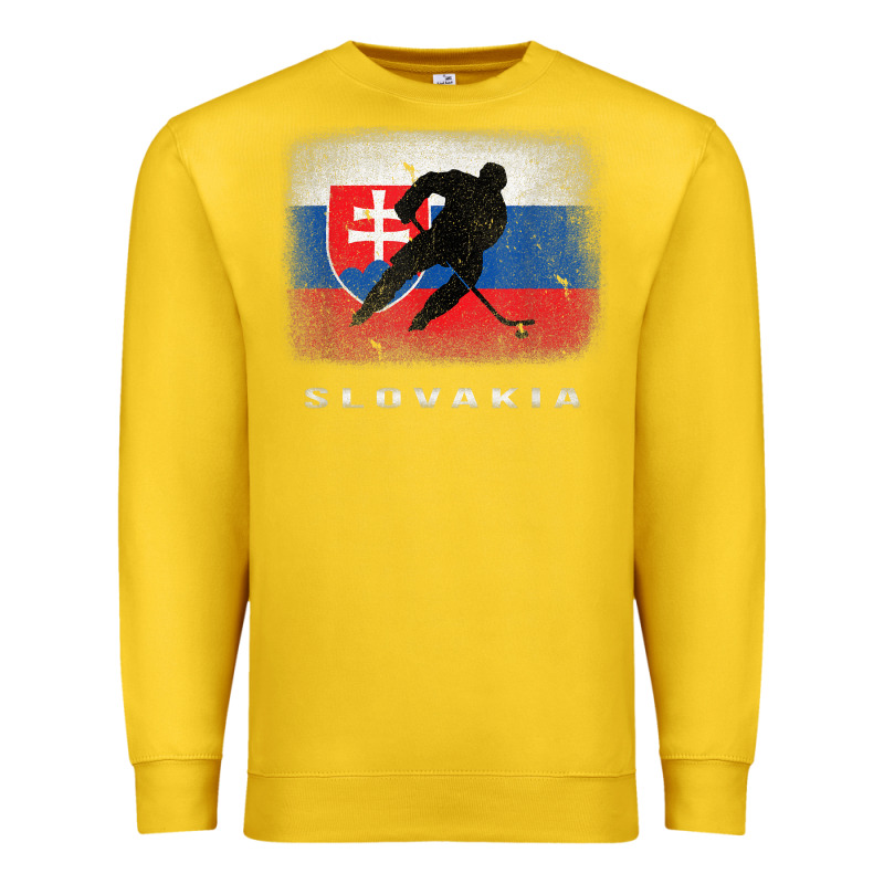 Slovakia Ice Hockey Slovak Flag Premium Sweatshirt by InspiraDesign | Teevron