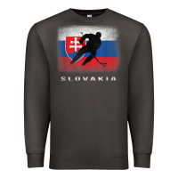 Smoke Slovakia Ice Hockey Slovak Flag Premium Sweatshirt - InspiraDesign