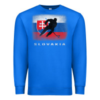 True Royal Slovakia Ice Hockey Slovak Flag Premium Sweatshirt - InspiraDesign