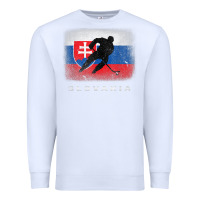 White Slovakia Ice Hockey Slovak Flag Premium Sweatshirt - InspiraDesign