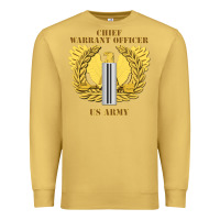 Antique Gold Emblem warrant officer cw5 Premium Sweatshirt - InspiraDesign