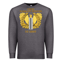 Charcoal Heather Emblem warrant officer cw5 Premium Sweatshirt - InspiraDesign