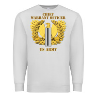 Dove Grey Emblem warrant officer cw5 Premium Sweatshirt - InspiraDesign