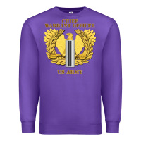 Purple Emblem warrant officer cw5 Premium Sweatshirt - InspiraDesign