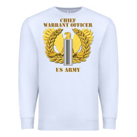 White Emblem warrant officer cw5 Premium Sweatshirt - InspiraDesign