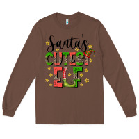 Chestnut santas cutest elf Long Sleeve Tee - CowhideDigitalArt