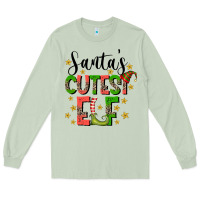 Matcha santas cutest elf Long Sleeve Tee - CowhideDigitalArt