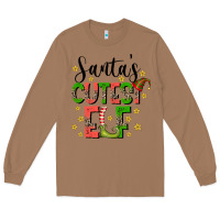 Toasted Coconut santas cutest elf Long Sleeve Tee - CowhideDigitalArt