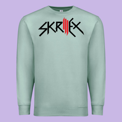 White Skrillex Premium Sweatshirt Designed By Inspiradesign