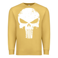 Antique Gold the punisher skull Premium Sweatshirt - InspiraDesign