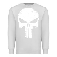 Dove Grey the punisher skull Premium Sweatshirt - InspiraDesign
