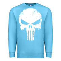 Ocean Blue the punisher skull Premium Sweatshirt - InspiraDesign