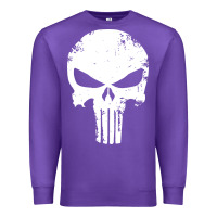 Purple the punisher skull Premium Sweatshirt - InspiraDesign
