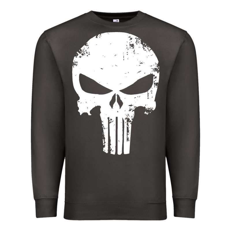 The Punisher Skull Premium Sweatshirt by InspiraDesign | Teevron
