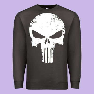The Punisher Skull Premium Sweatshirt Designed By Inspiradesign