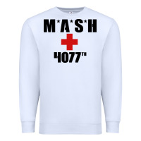 White mash 4077th Premium Sweatshirt - InspiraDesign